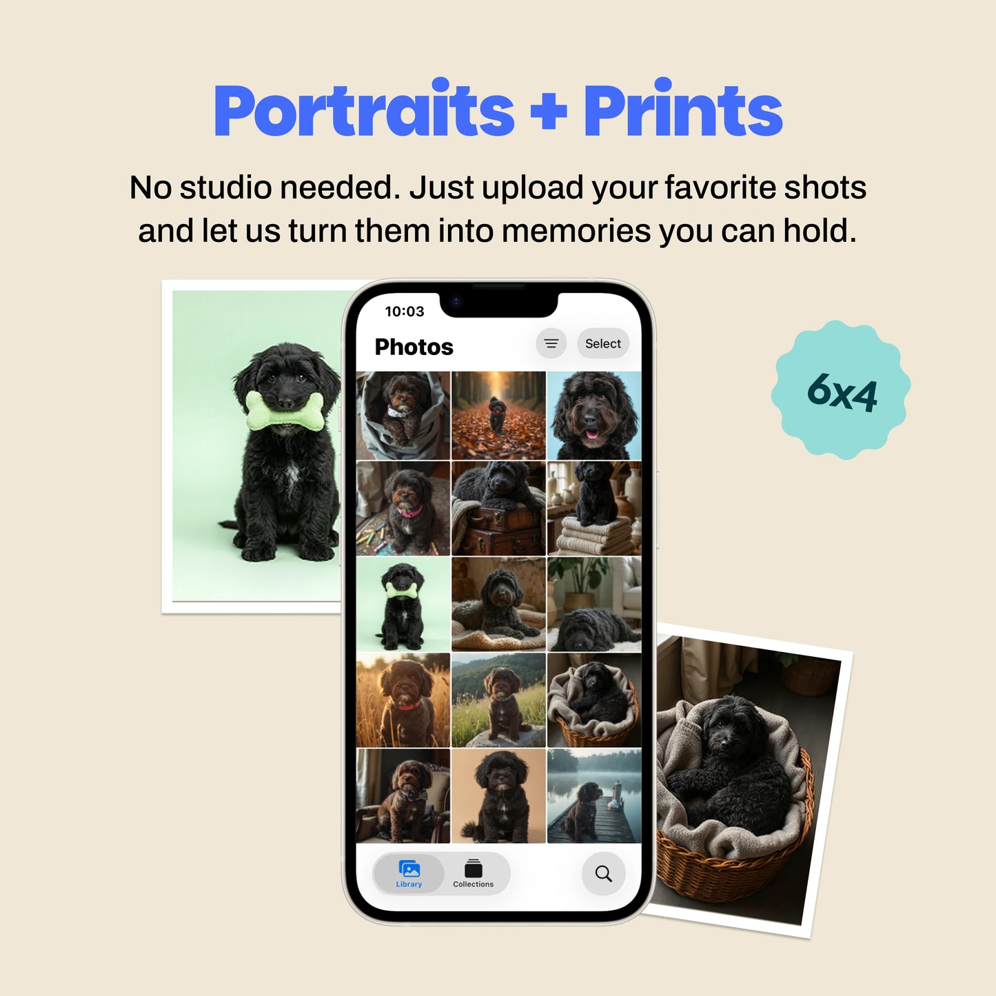 Portraits - Digital images + Prints 6x4