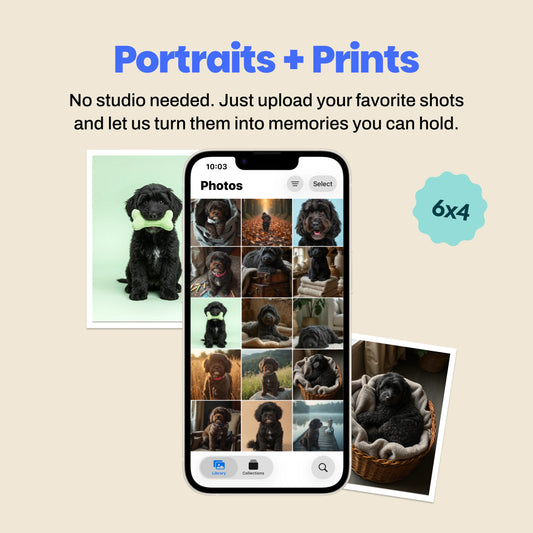 Portraits - Digital images + Prints 6x4