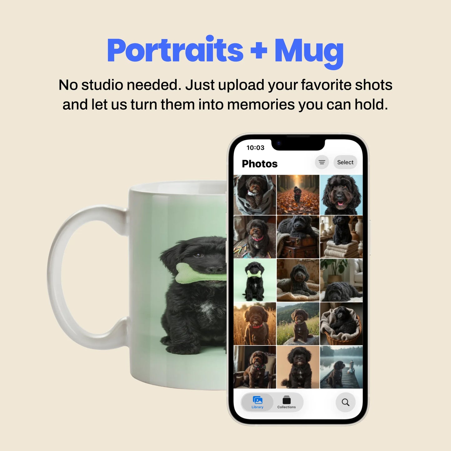 Portraits - Digital Images + Mugs x2
